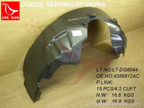 200 11 RT.FT.FENDER LINER*=06812-2R 05116*E