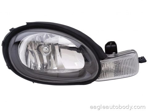 NEON 01-02 RT H/L ASSY*W/BLK BEZEL*BLK INSIDE P6213