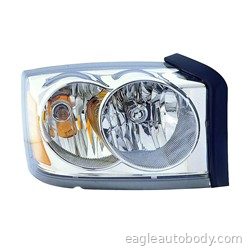 DAKOTA 05-07 RT H/L ASSY*W/CHR.BEZEL*NSF P6427
