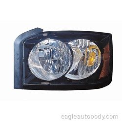 DAKOTA 06-07 LT H/L ASSY*W/BLK BEZEL P6430