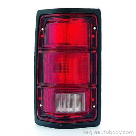 DAKOTA 88-96 LT.TAIL LAMP ASSY*BLK*W/O SE PKG P6402