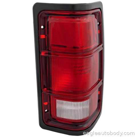 DAKOTA 88-96 RT.TAIL LAMP ASSY*BLK*W/O SE PKG P6401