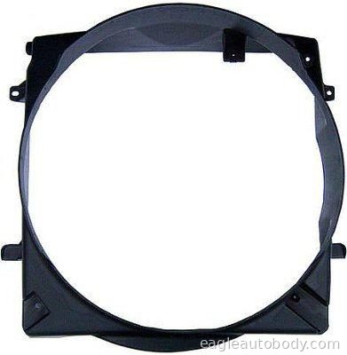 LIBERTY 02-07 RADIATOR FAN SHROUD*3.7L; GAS E CH3110122