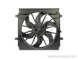 LIBERTY 06-07 RADIATOR FAN/MOTOR ASSY*3.7L; W CH3117104