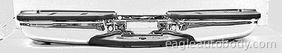 SUPER DUTY 99-07 RR.BUMP ASSY*CHR*W/O SENSOR FDSU-409017