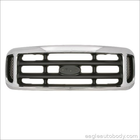 SUPER DUTY 99-04 GRILLE*CHR/GRAY*W/O PLATUM.& 03957