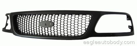 PICKUP_LIGHTDUTY 99-03 GRILL*BLK/PTM FRM W/HO FO1200370