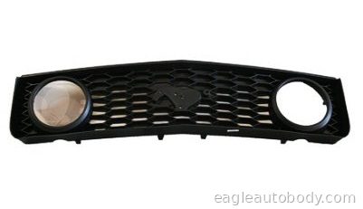 MUSTANG 05-09 GRILLE*GT*W/FOG HOLE*BLK 03644-1