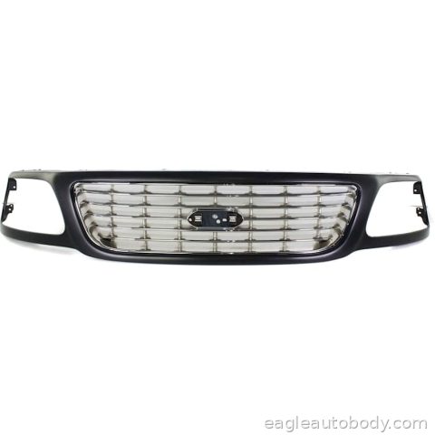 F150 01-03 GRILLE*HORIZONTAL BAR*BLACK SHELL FO1200423