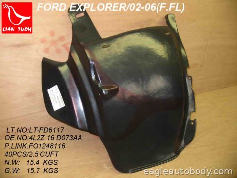 EXPLORER 02-05 LT FT.SECTION FENDER LINER*W/F 03716-2B