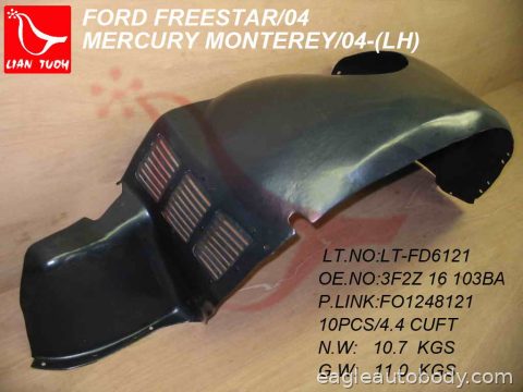 FREESTAR 04-07 LT FT FENDER LINER*FENDER LINE FO1248121