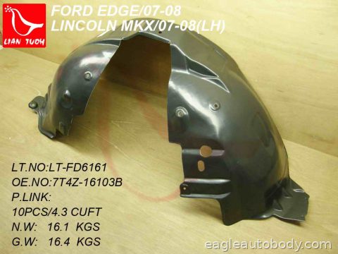 EDGE 07-10 LT.FT.FENDER LINER*=MKX 07-10 04306*L