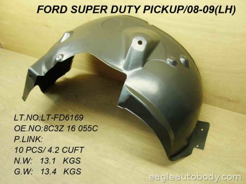SUPER DUTY 08-10 LT FENDER LINER*EXC.DIESEL 03916-4L