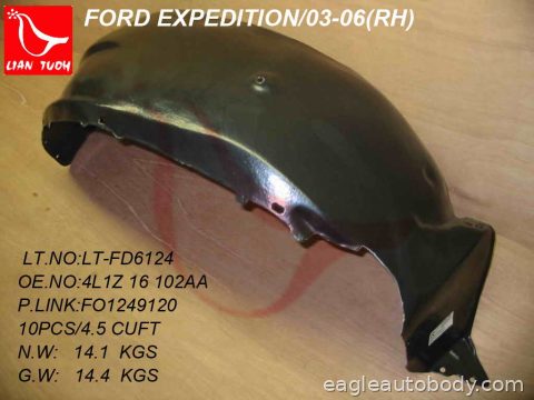 EXPEDITION 03-06 RT FENDER LINER 03914*R