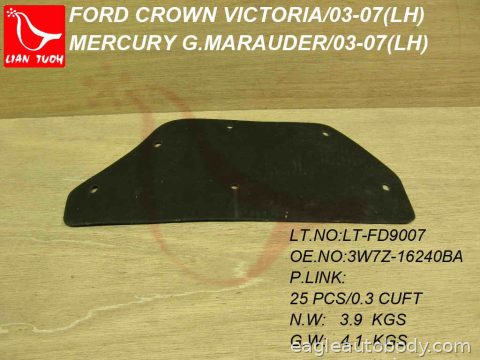 CROWN VICTORIA 03-11 LT FT FENDER LINER FO1250142
