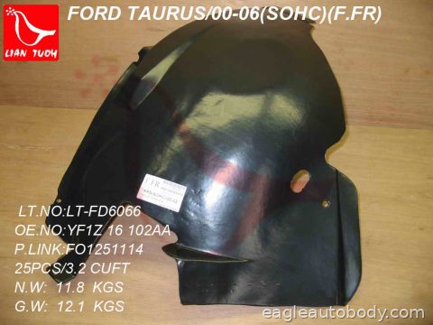 TAURUS 00-07 RT.FT.SECTION FENDER LINER* 04616*R