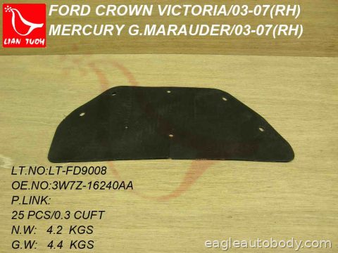 CROWN VICTORIA 03-11 RT FT FENDER LINER FO1251142