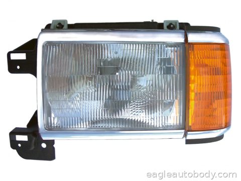 FD.P/U 87-91 LT.H/L ASSY*W/CHR TRIM&W/PK LAMP P2299H