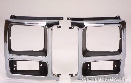 FORD PU 80-86 LT.H/L-BEZEL*(CHR/BLK) 03938