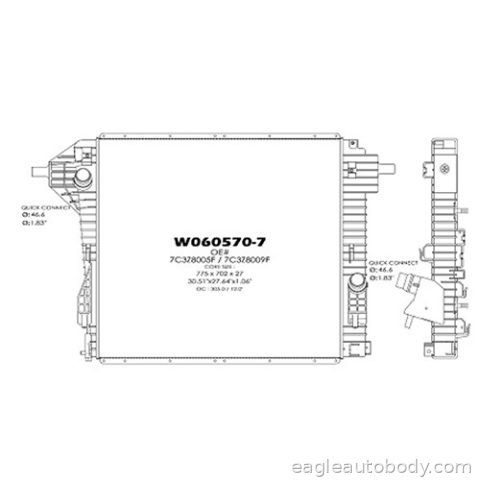 SUPER DUTY 11-16 RADIATOR*6.2LT.ENG R3915