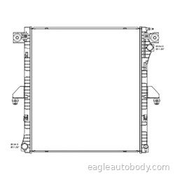 RANGER 19-23 RADIATOR*2.3 L4 TURBOCHARGED R3707-4