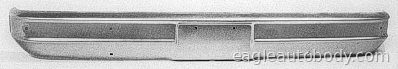 CHEVY.VAN 78-91 FT.BUMPER*(BLK) 02021-1