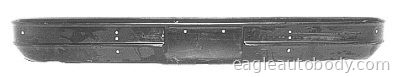 CHEVY.VAN 92-95 FT BUMPER*BLK W/O PAD HOLE 02023-1