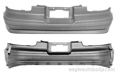 CAPRICE/IMPALA 91-96 RR BUMPER COVER(BLK) 01125