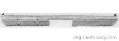 SUBURBAN/BLZR 81-91 RR BUMPER*CHR*W/O HOLE 01723