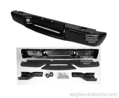 S10/SON PU 98-04 RR FACE BAR*BLK*W/FLEETSIDE= 01830-4