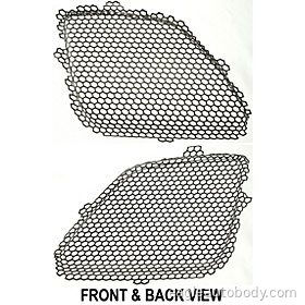 G6 05-10 RT UPPER INNER GRILLE*SIL/BLK*EXC.GT 02743