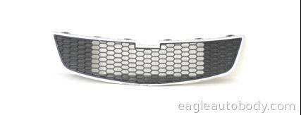 CRUZE 11-14 CENTER GRILLE*BLK.W/CHR*EXC.ECO 00248-2