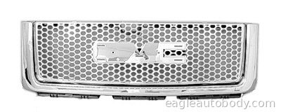 SIERRA*W/DENALI PKG 07-13 GRILLE*1500*ALL CHR 01747.10