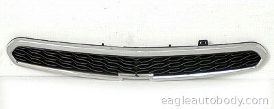 SPARK 13-15 UPPER GRILLE*W/O FOG LAMPS*BLK/CH 00845-1