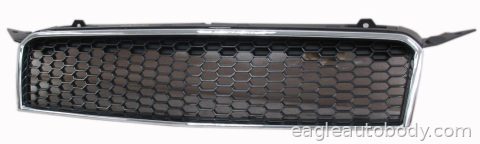 AVEO*5 09-11 GRILLE*W/CHR FRAME*TEX.MOLDG*H/B 00249-2
