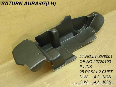 AURA 07-09 LOWER ENGINE COVER*3.5L/3.6L; LH GM1228132
