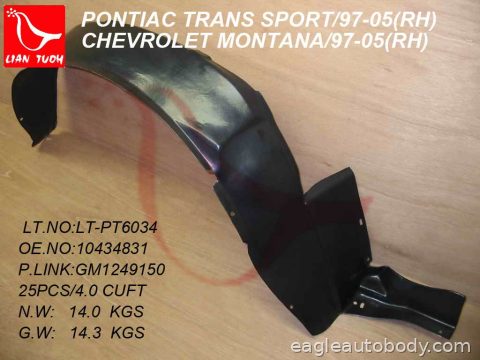 VENTURE 97-05 RT FT.FENDER LINER 01016R