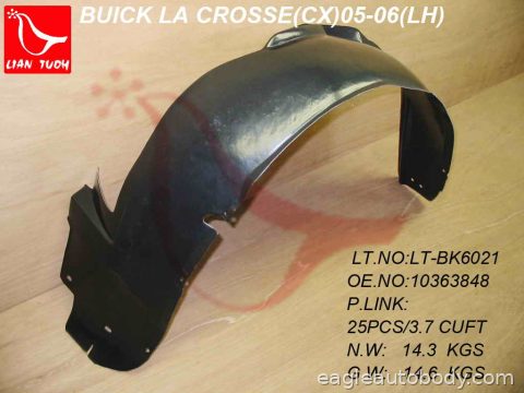 LACROSSE 05-07 LT FENDER LINER*CX MODEL ONLY 00102F