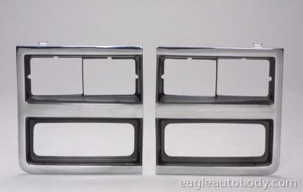 SUB 89-91 LT H/L BEZEL*CHR/SILVER*W/DUAL H/L 01750-2