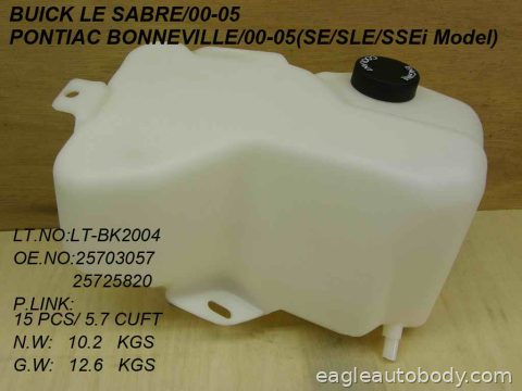 LESABRE 00-05 COOLANT RECOVERY TANK GM3014104