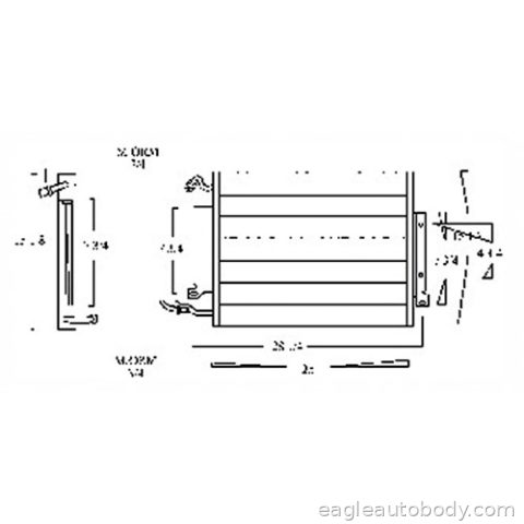 GRAND AM 96-98 AC CONDENSER*=ACHIEVA/CORSICA AC3007