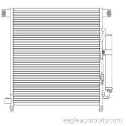 AVEO 04-08 AC CONDENSER ASSY*SDN/H/B AC00203