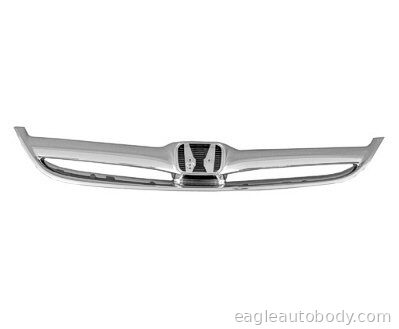 CIVIC 04-05 GRILLE ASSY*4DR SDN; ALL BRT PLAT HO1200167