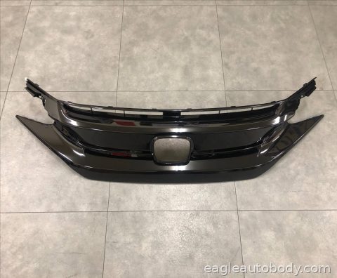 CIVIC*HB 17-19 GRILLE*PAINED BLK*EXP R_TYPE 07349.54