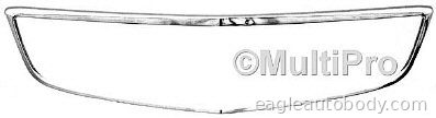 ODYSSEY 99-04 GRILLE MOLDG*CHR 07142-1