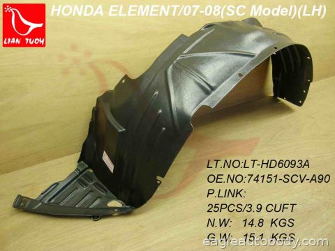 ELEMENT 07-08 LT FENDER LINER*SC MODEL 07112*F