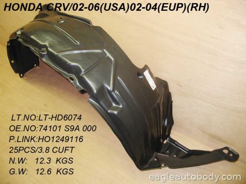 CRV 02-06 RT.FT.FENDER LINER 07904-2R