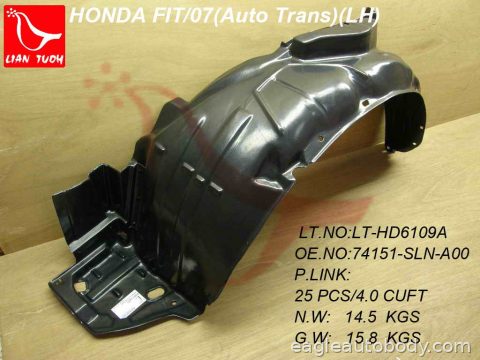 FIT 07-08 LT.FT.FENDER LINER 07116*L