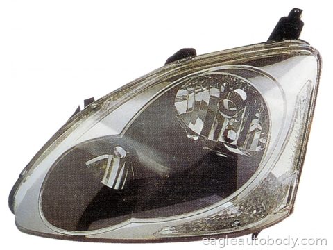 CIVIC*H/B 04-05 LT H/L ASSY*2DR H/B P7306-2