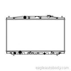 ACCORD 08-12 RADIATOR*4CYL*W/DENSO RADIATOR R7812